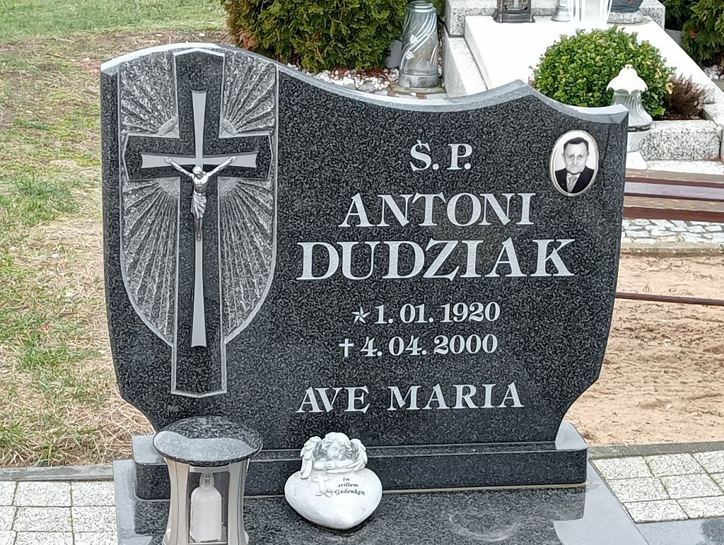 Antoni Dudziak 1920 Szlichtyngowa - Grobonet - Wyszukiwarka osób pochowanych