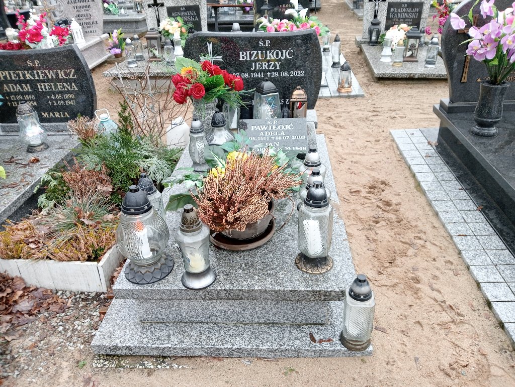 Grób Adela Pawiłojć