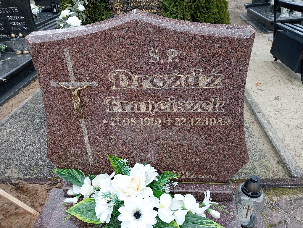 Franciszek Drożdż 1919 Szlichtyngowa - Grobonet - Wyszukiwarka osób pochowanych